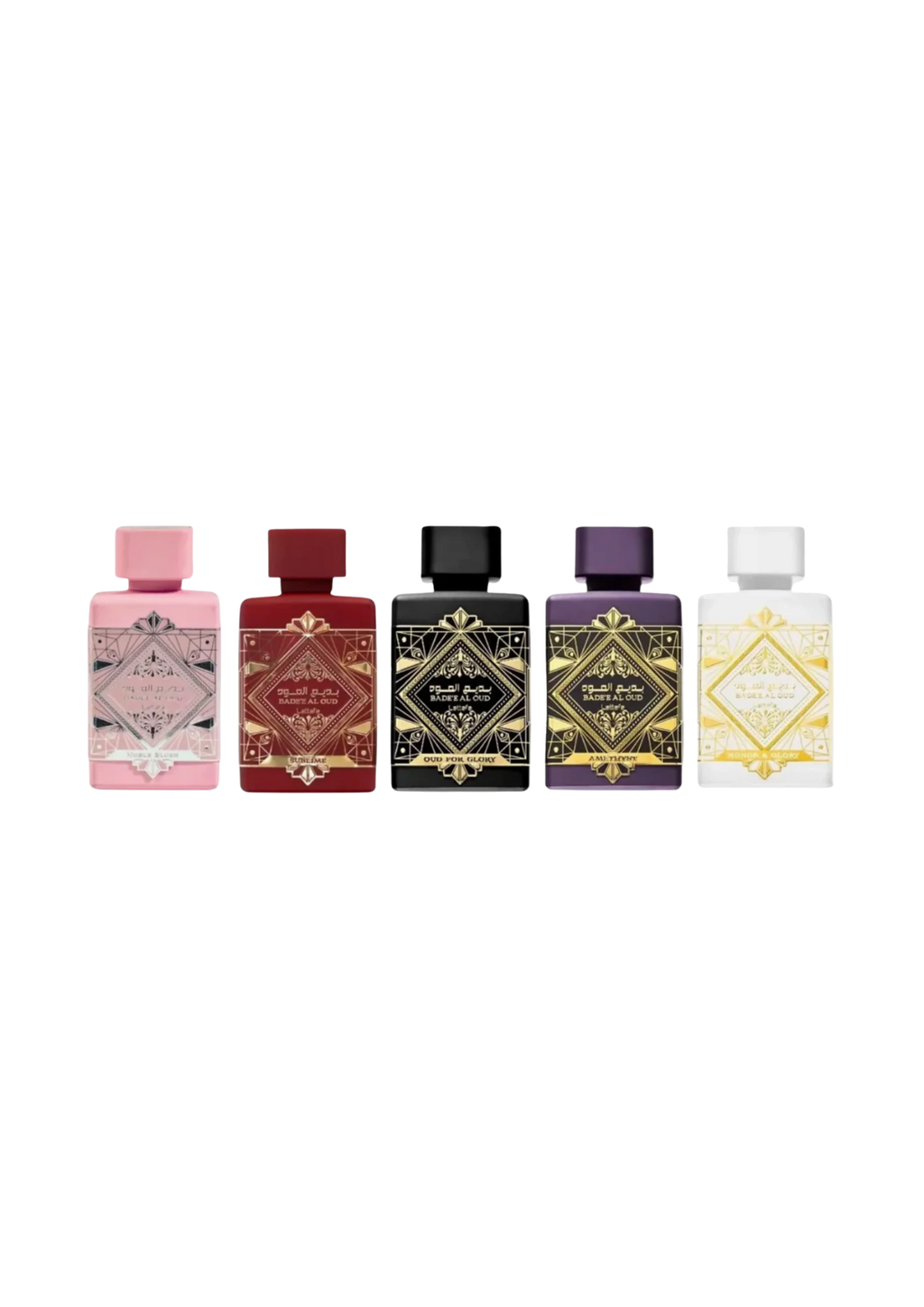 Badee Al Oud Collection by Lattafa EDP 5x5 ml – Dovanų rinkinys